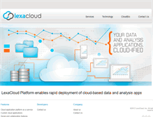 Tablet Screenshot of lexacloud.com